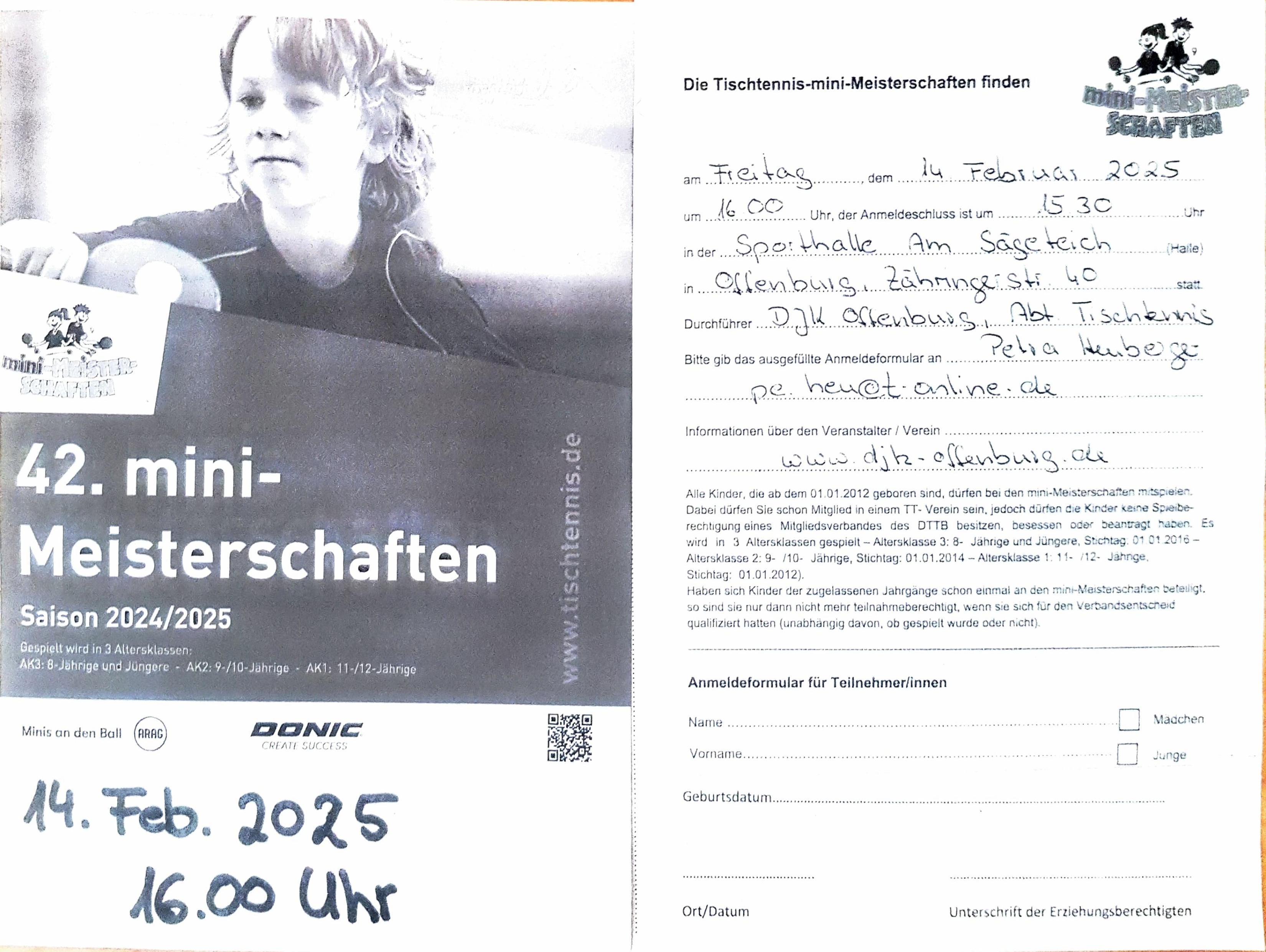 Minimeisterschaften